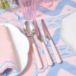 Pink Polka Dot Cutlery (5 piece)