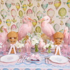 Pink Saskia Stork (Pair) - 60cm