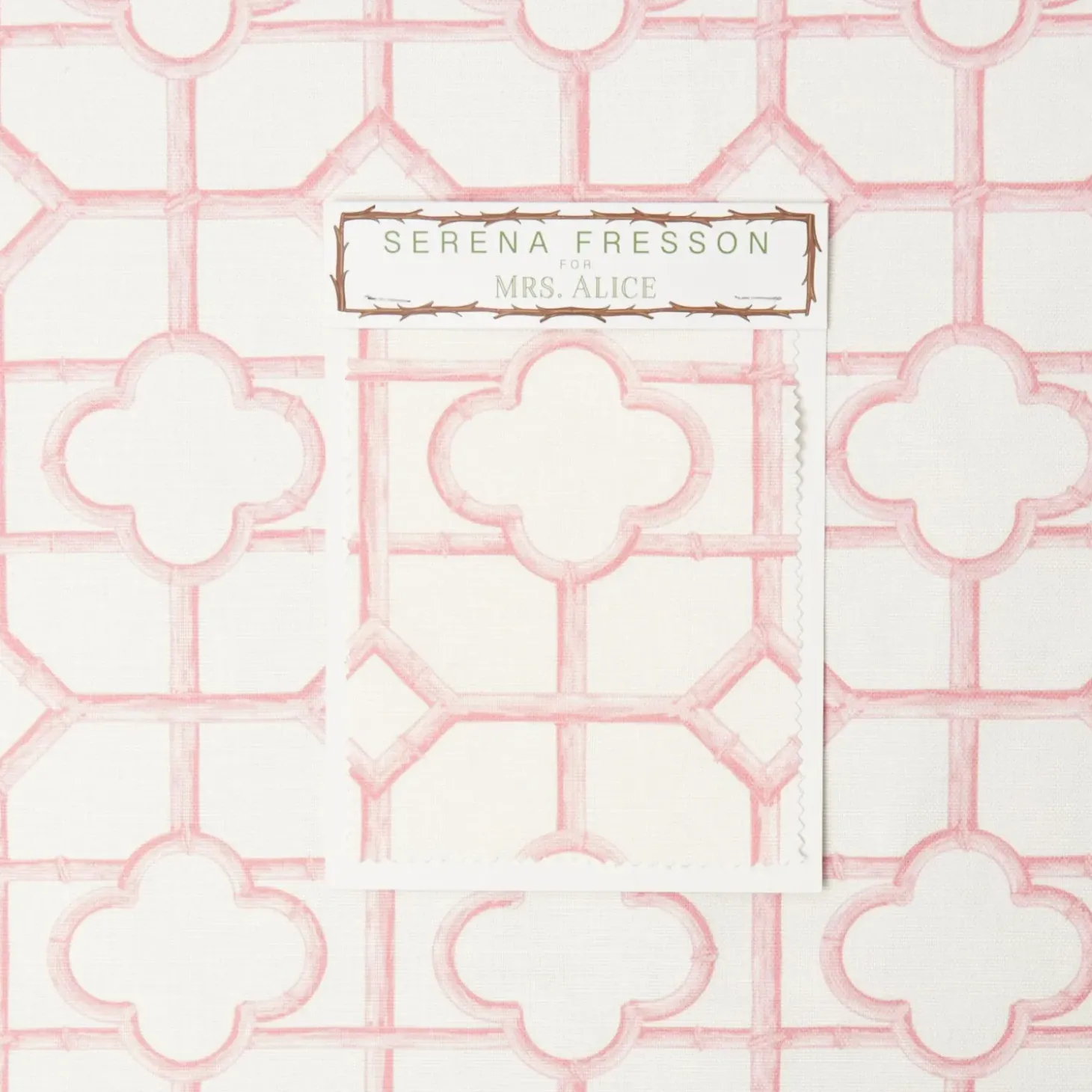 Pink Shaded Bamboo Fabric