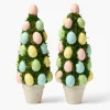 Potted Pastel Easter Egg Tree (Pair)