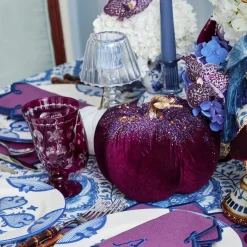 Purple Glitter Pumpkin (Pair)