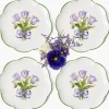 Purple Tulip Dinner Plates (Set of 4)