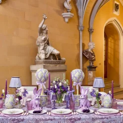 Purple Tulip Dinner Plates (Set of 4)