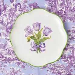 Purple Tulip Dinner Plate