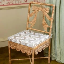Putty Ikat Seat Pad Cushions (Set of 4)
