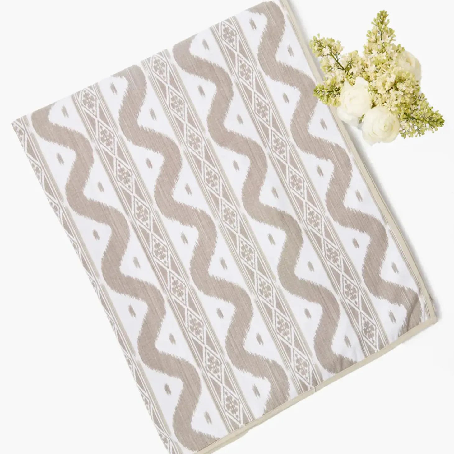 Putty Ikat Tablecloth