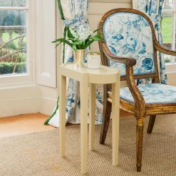 Putty Lacquer Side Table
