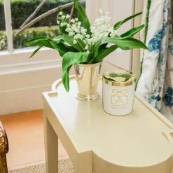 Putty Lacquer Side Table