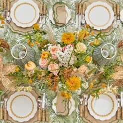 Putty Laurel Dinner Plates (Set of 4)