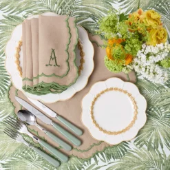 Putty Laurel Starter Plate