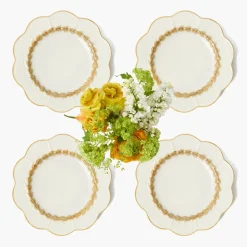 Putty Laurel Starter Plates (Set of 4)