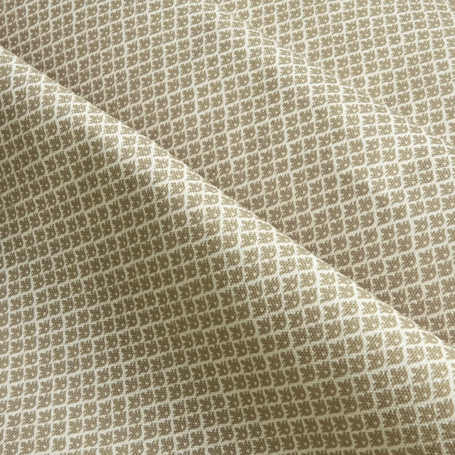 Putty Lotus Flower Fabric