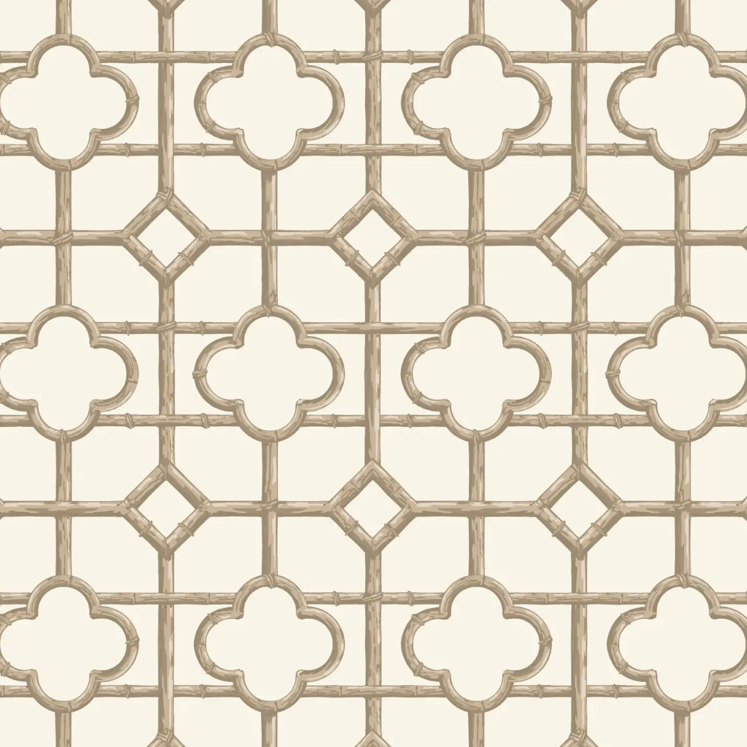 Putty Shaded Bamboo Wallpaper