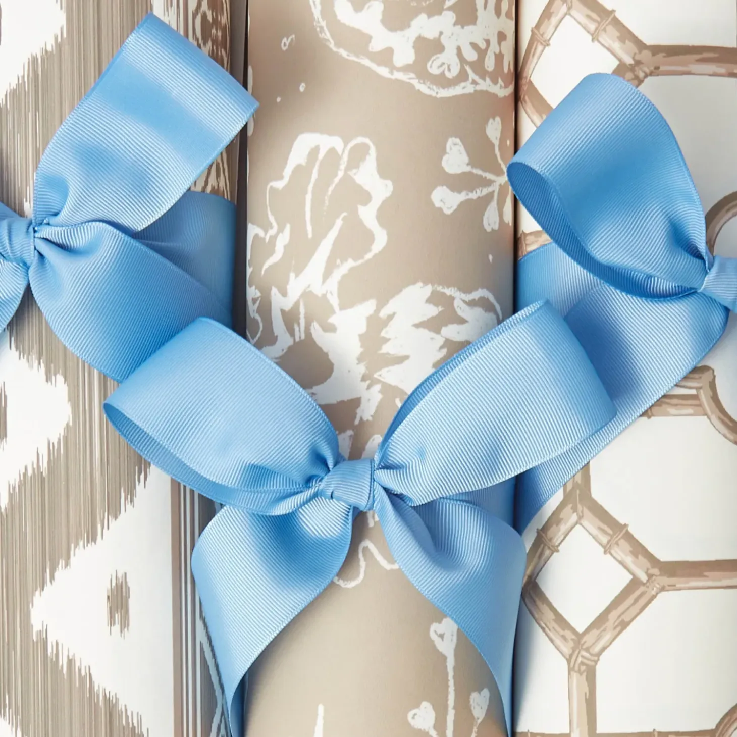 Putty Shaded Bamboo Wallpaper