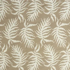 Putty Trailing Ferns Fabric