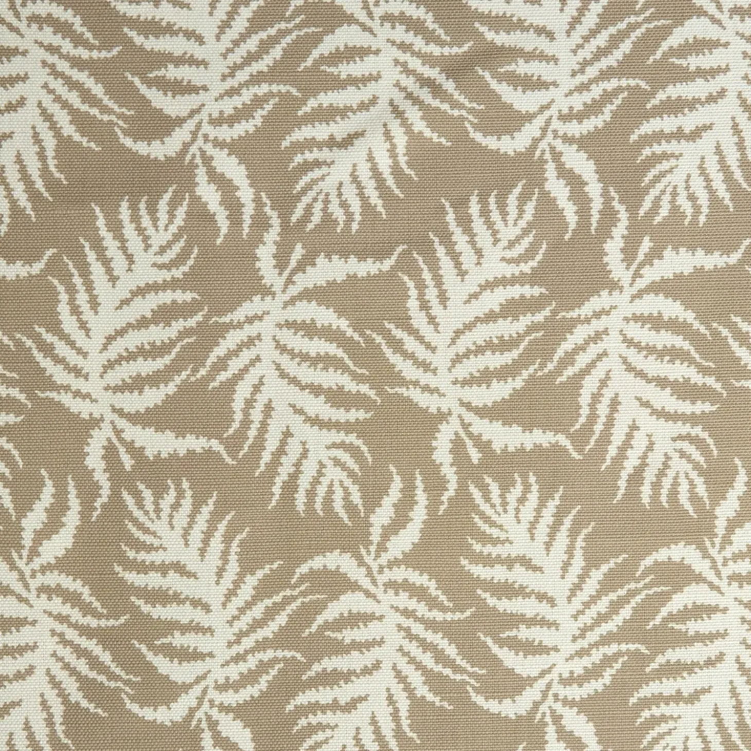 Putty Trailing Ferns Fabric