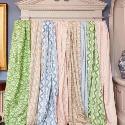 Putty Trailing Ferns Fabric