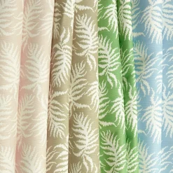 Putty Trailing Ferns Fabric