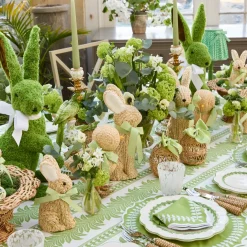 Raffia Rabbit Family