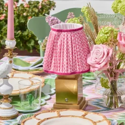 Raspberry Lotus Lampshade (18cm)