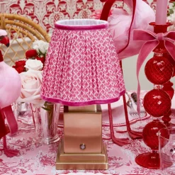 Raspberry Lotus Lampshade (18cm)
