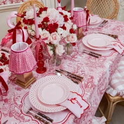 Raspberry Lotus Lampshade (18cm)