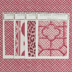 Raspberry Pink Lotus Flower Fabric