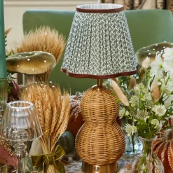 Rattan Bardot Rechargeable Lamp