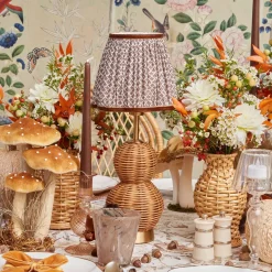 Rattan Bardot Rechargeable Lamp