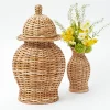 Rattan Ginger Jar