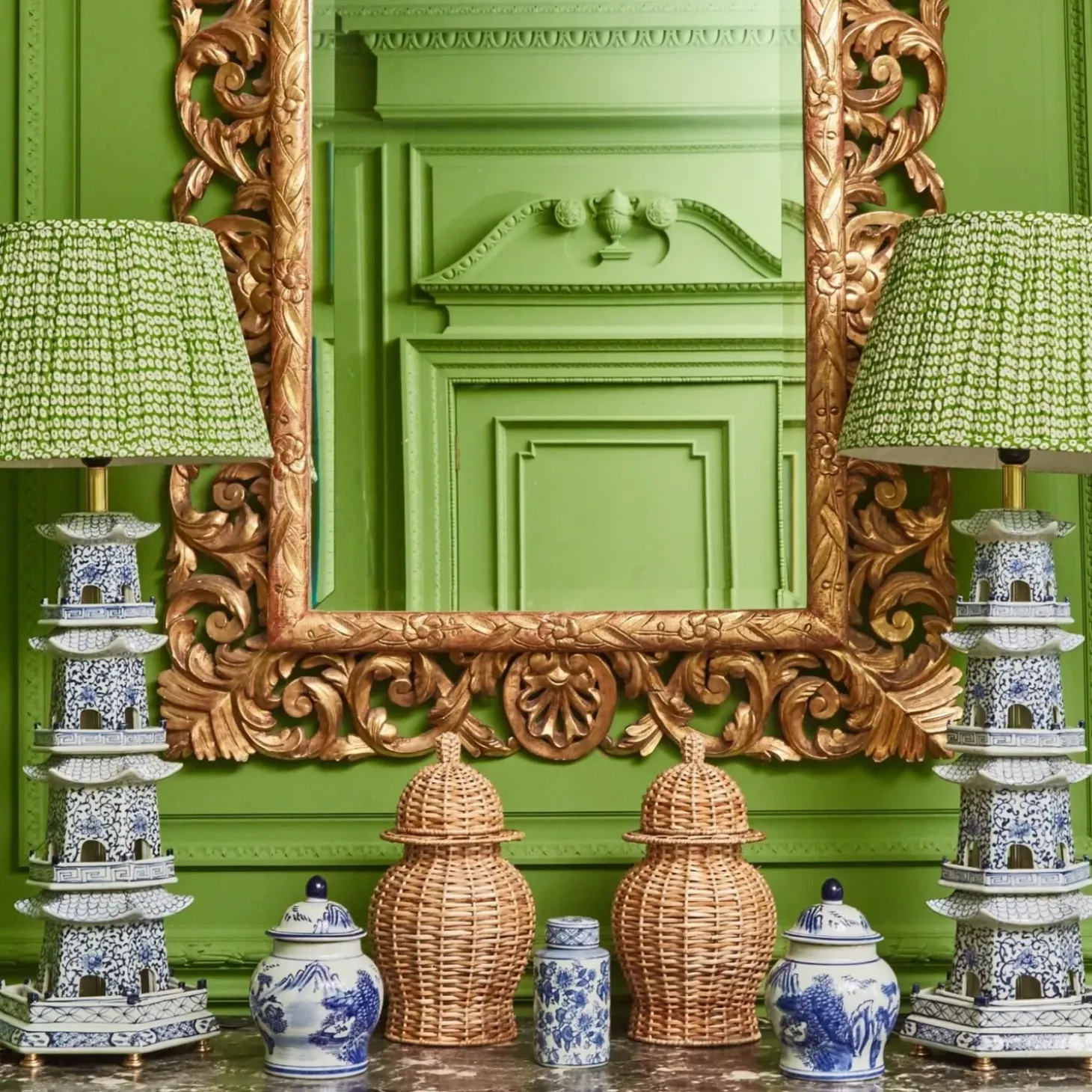 Rattan Ginger Jar