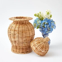 Rattan Ginger Jar