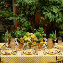 Rattan Hurricane Lantern (Pair)