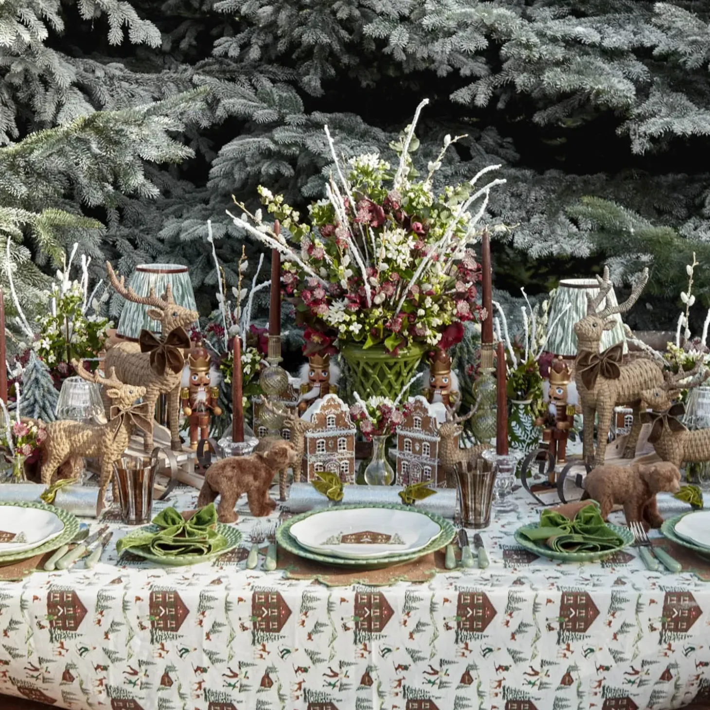 Rattan Reindeer (Pair) - 30cm
