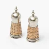 Rattan Salt & Pepper Set