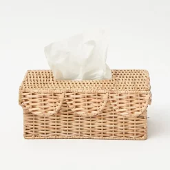 Rattan Tissue Box Holder