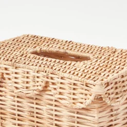 Rattan Tissue Box Holder