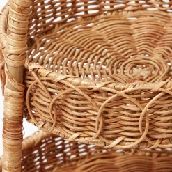 Rattan Two Tiered Stand
