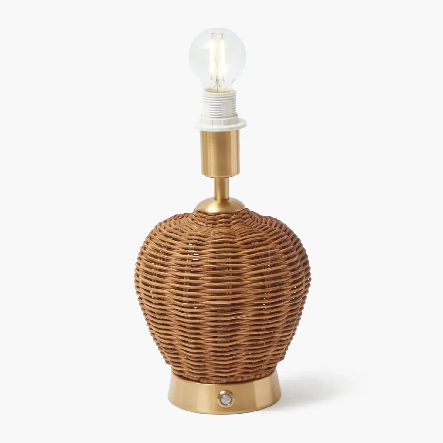 Rattan Ursula Rechargeable Lamp