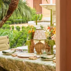 Rattan Ursula Rechargeable Lamp