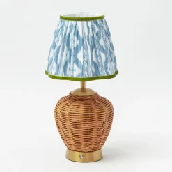 Rattan Ursula Rechargeable Lamp