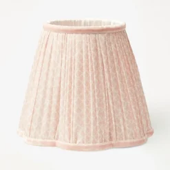Rechargeable Lamp with Pink Lotus Shade (18cm)