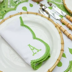 Rectangular Bettina White Napkins (Set of 4)