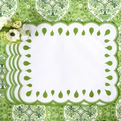 Rectangular Bettina White Placemats (Set of 4)