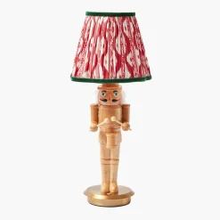 Red & Green Ikat Lampshade (18cm)
