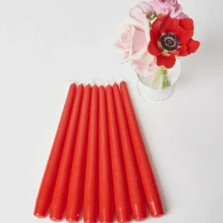 Red Candles (Set of 8)