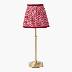 Red Lotus Lampshade (18cm)