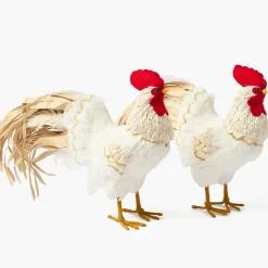 Ronnie the Rooster (Pair) - 30cm