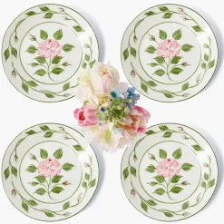 Rose Bud Starter Plates (Set of 4)