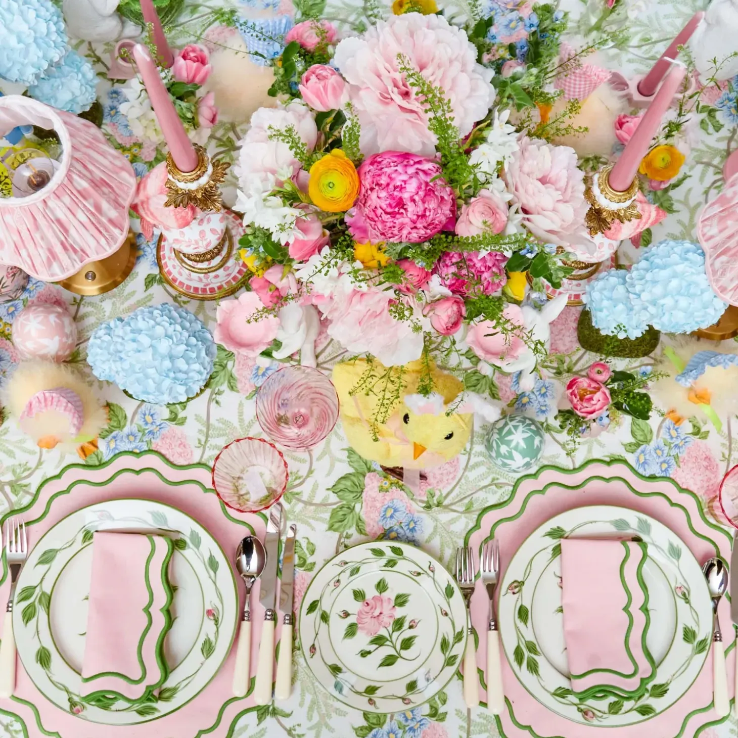 Rose Bud Starter Plates (Set of 4)